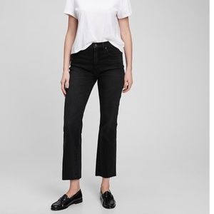 Gap Kick Fit High Rise black jeans